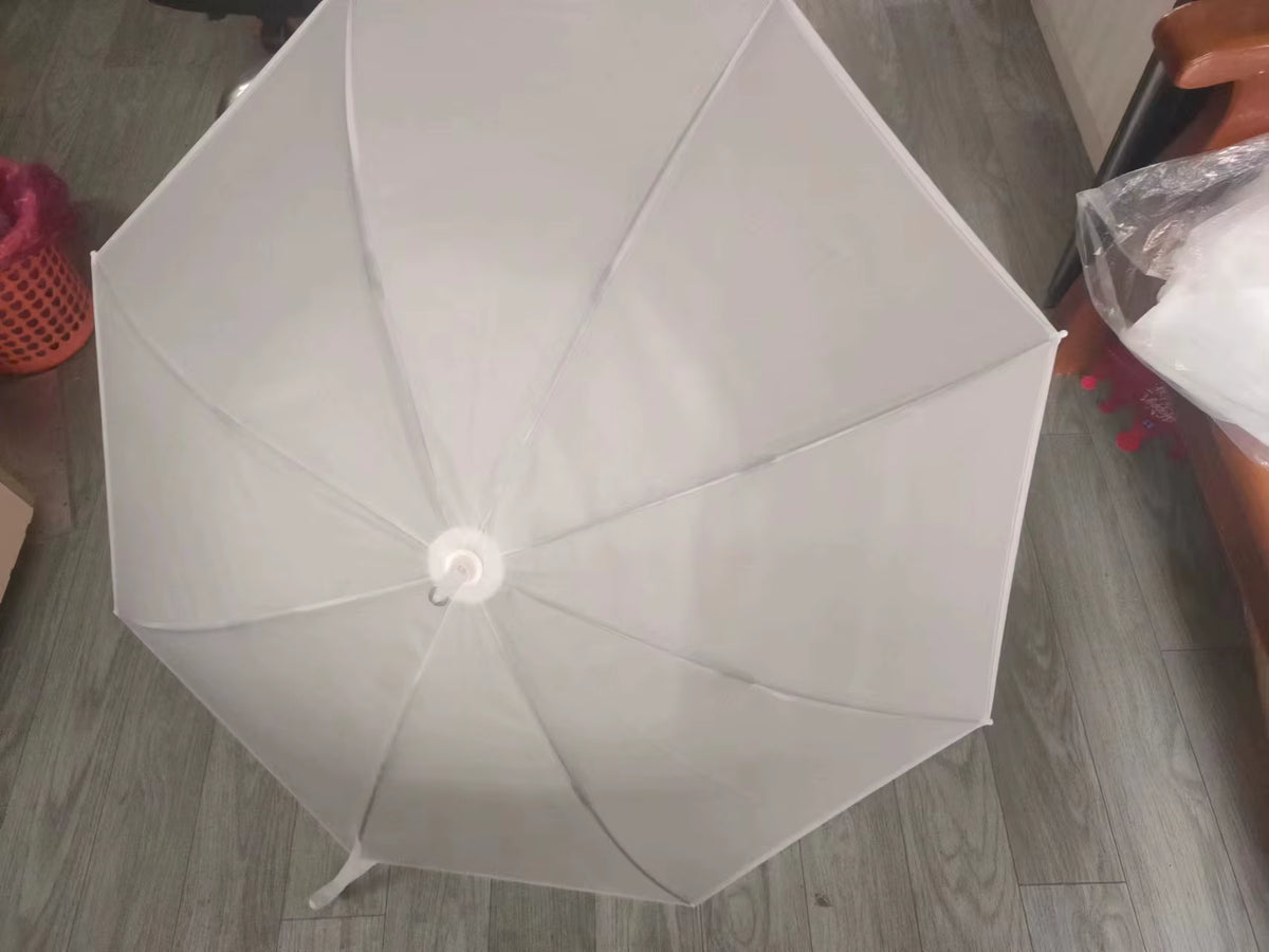 LED Stick Light Luminous Umbrella Colorful Creative Lights Fiber Straight Umbrella Touch Cloth Luminous Advertising Umbrella